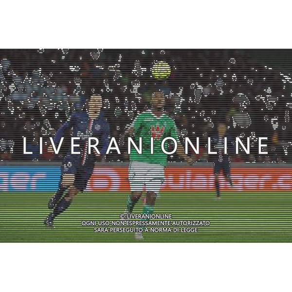 Kevin THEOPHILE CATHERINE - 25.01.2015 - Saint Etienne / PSG - 22eme journee de Ligue1 Photo : Jean Paul Thomas / Icon Sport AG ALDO LIVERANI SAS ONLY ITALY