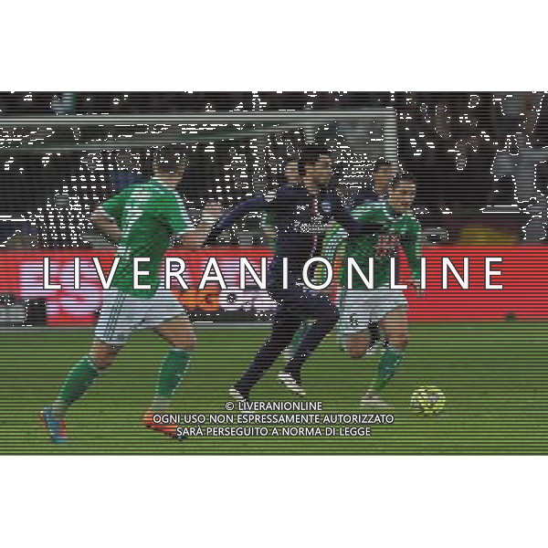 Javier PASTORE - 25.01.2015 - Saint Etienne / PSG - 22eme journee de Ligue1 Photo : Jean Paul Thomas / Icon Sport AG ALDO LIVERANI SAS ONLY ITALY