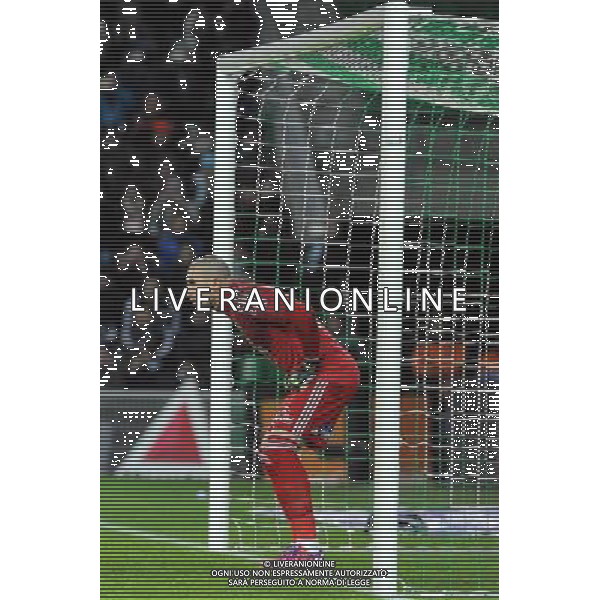 Penalty Stephane RUFFIER - 25.01.2015 - Saint Etienne / PSG - 22eme journee de Ligue1 Photo : Jean Paul Thomas / Icon Sport AG ALDO LIVERANI SAS ONLY ITALY