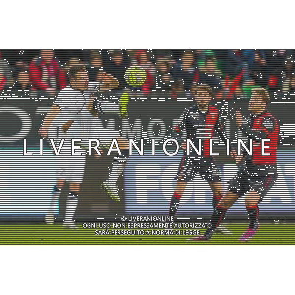 Damien DA SILVA / Ola TOIVONEN - 25.01.2015 - Rennes / Caen - 22eme journee de Ligue1 Photo : Vincent Michel / Icon Sport *** Local Caption *** AG ALDO LIVERANI SAS ONLY ITALY *** Local Caption *** AG ALDO LIVERANI SAS ONLY ITALY