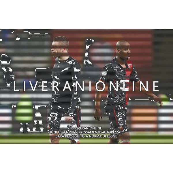Deception Sylvain ARMAND / Gelson FERNANDES - 25.01.2015 - Rennes / Caen - 22eme journee de Ligue1 Photo : Vincent Michel / Icon Sport *** Local Caption *** AG ALDO LIVERANI SAS ONLY ITALY *** Local Caption *** AG ALDO LIVERANI SAS ONLY ITALY