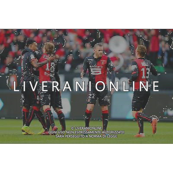 Joie benjamin ANDRE groupe Rennes - 25.01.2015 - Rennes / Caen - 22eme journee de Ligue1 Photo : Vincent Michel / Icon Sport AG ALDO LIVERANI SAS ONLY ITALY *** Local Caption ***