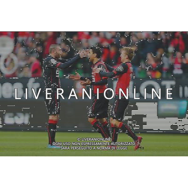 Joie benjamin ANDRE groupe Rennes - 25.01.2015 - Rennes / Caen - 22eme journee de Ligue1 Photo : Vincent Michel / Icon Sport *** Local Caption *** AG ALDO LIVERANI SAS ONLY ITALY *** Local Caption *** AG ALDO LIVERANI SAS ONLY ITALY