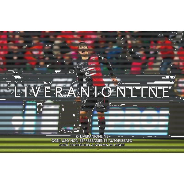 Joie benjamin ANDRE - 25.01.2015 - Rennes / Caen - 22eme journee de Ligue1 Photo : Vincent Michel / Icon Sport *** Local Caption *** AG ALDO LIVERANI SAS ONLY ITALY *** Local Caption *** AG ALDO LIVERANI SAS ONLY ITALY