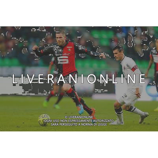 Sylvain ARMAND / Julien FERET - 25.01.2015 - Rennes / Caen - 22eme journee de Ligue1 Photo : Vincent Michel / Icon Sport AG ALDO LIVERANI SAS ONLY ITALY *** Local Caption ***