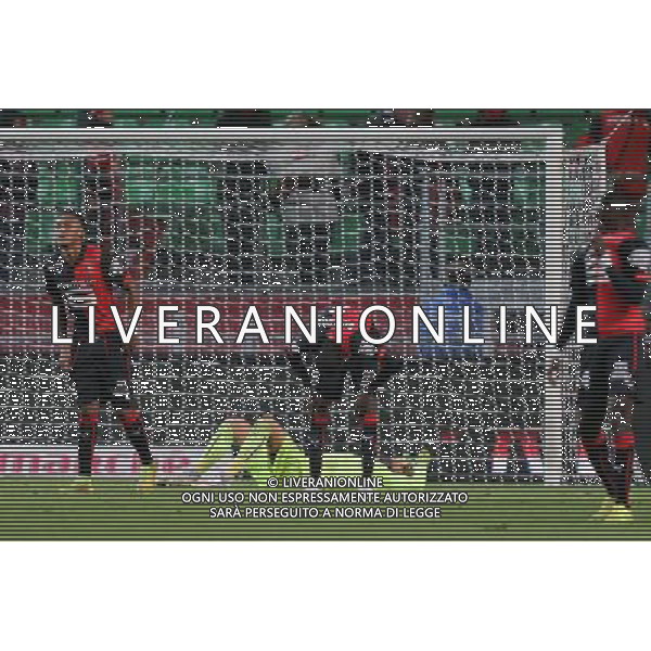 MEXER / Abdoulaye DOUCOURE / Benoti COSTIL - 25.01.2015 - Rennes / Caen - 22eme journee de Ligue1 Photo : Vincent Michel / Icon Sport AG ALDO LIVERANI SAS ONLY ITALY