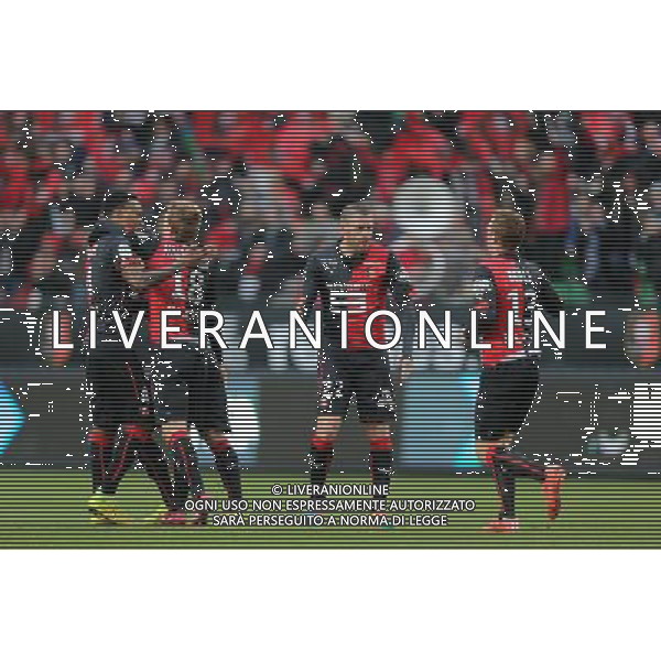 JOIE Benjamin ANDRE - 25.01.2015 - Rennes / Caen - 22eme journee de Ligue1 Photo : Vincent Michel / Icon Sport AG ALDO LIVERANI SAS ONLY ITALY *** Local Caption ***