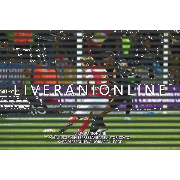 Franck SIGNORINO / Dimitri CAVARE - 25.01.2015 - Reims / Lens - 22eme journee de Ligue1 Photo : Dave Winter / Icon Sport AG ALDO LIVERANI SAS ONLY ITALY