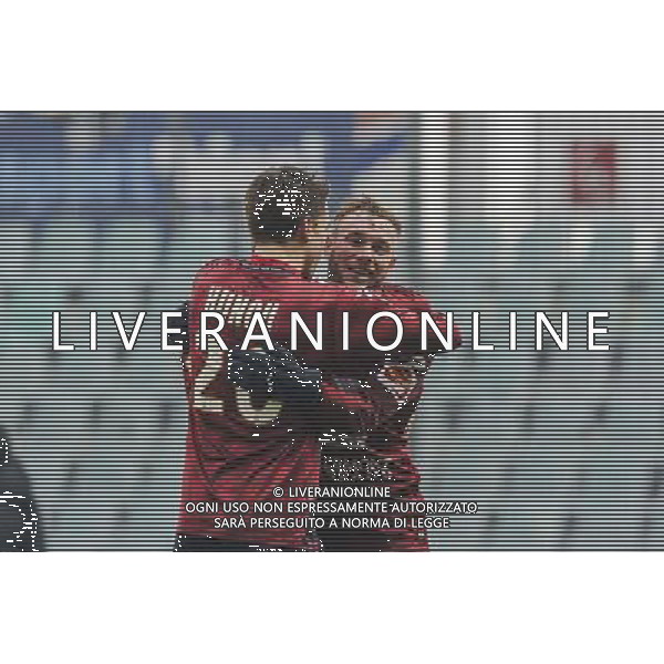 JOIE DE Thibault MOULIN - 24.01.2015 - Clermont / Chateauroux - 21eme journee de Ligue2 Photo : Jean Paul Thomas / Icon Sport /Agenzia Aldo Liverani sas - ITALY ONLY - EDITORIAL USE ONLY