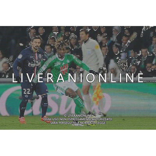 Allan SAINT MAXIMIN - 25.01.2015 - Saint Etienne / PSG - 22eme journee de Ligue1 Photo : Jean Paul Thomas / Icon Sport /Agenzia Aldo Liverani sas - ITALY ONLY - EDITORIAL USE ONLY