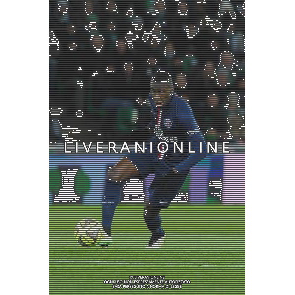 Blaise MATUIDI - 25.01.2015 - Saint Etienne / PSG - 22eme journee de Ligue1 Photo : Jean Paul Thomas / Icon Sport /Agenzia Aldo Liverani sas - ITALY ONLY - EDITORIAL USE ONLY
