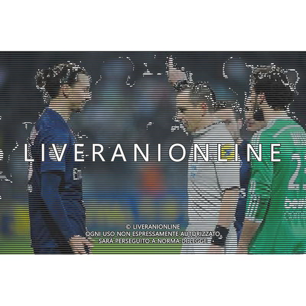 Zlatan IBRAHIMOVIC / Ruddy BUQUET - 25.01.2015 - Saint Etienne / PSG - 22eme journee de Ligue1 Photo : Jean Paul Thomas / Icon Sport /Agenzia Aldo Liverani sas - ITALY ONLY - EDITORIAL USE ONLY