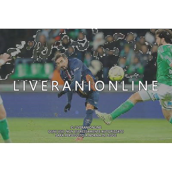 Ezequiel LAVEZZI - 25.01.2015 - Saint Etienne / PSG - 22eme journee de Ligue1 Photo : Jean Paul Thomas / Icon Sport /Agenzia Aldo Liverani sas - ITALY ONLY - EDITORIAL USE ONLY