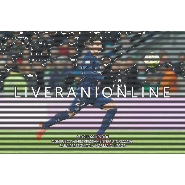 Ezequiel LAVEZZI - 25.01.2015 - Saint Etienne / PSG - 22eme journee de Ligue1 Photo : Jean Paul Thomas / Icon Sport /Agenzia Aldo Liverani sas - ITALY ONLY - EDITORIAL USE ONLY