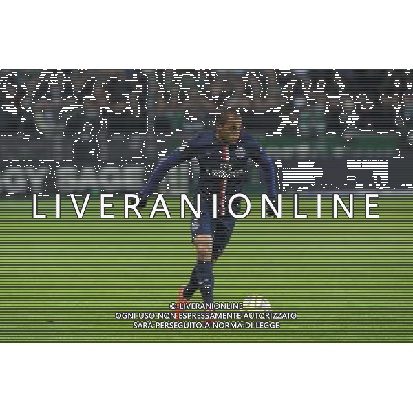 LUCAS - 25.01.2015 - Saint Etienne / PSG - 22eme journee de Ligue1 Photo : Jean Paul Thomas / Icon Sport /Agenzia Aldo Liverani sas - ITALY ONLY - EDITORIAL USE ONLY