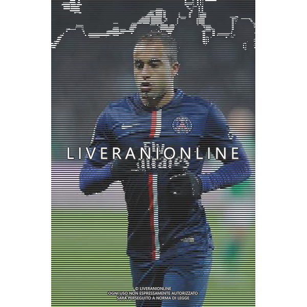 LUCAS - 25.01.2015 - Saint Etienne / PSG - 22eme journee de Ligue1 Photo : Jean Paul Thomas / Icon Sport /Agenzia Aldo Liverani sas - ITALY ONLY - EDITORIAL USE ONLY