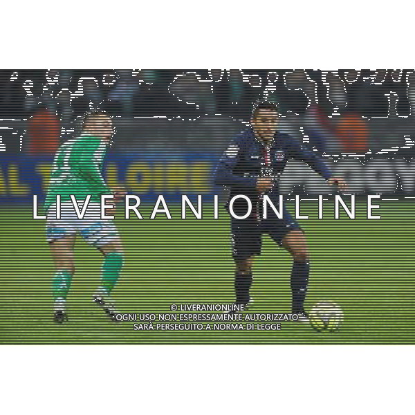 MARQUINHOS - 25.01.2015 - Saint Etienne / PSG - 22eme journee de Ligue1 Photo : Jean Paul Thomas / Icon Sport /Agenzia Aldo Liverani sas - ITALY ONLY - EDITORIAL USE ONLY