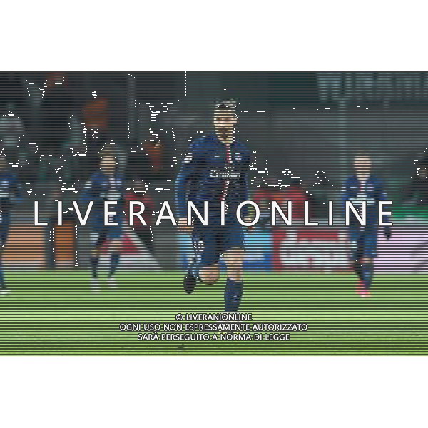 Zlatan IBRAHIMOVIC - 25.01.2015 - Saint Etienne / PSG - 22eme journee de Ligue1 Photo : Jean Paul Thomas / Icon Sport /Agenzia Aldo Liverani sas - ITALY ONLY - EDITORIAL USE ONLY