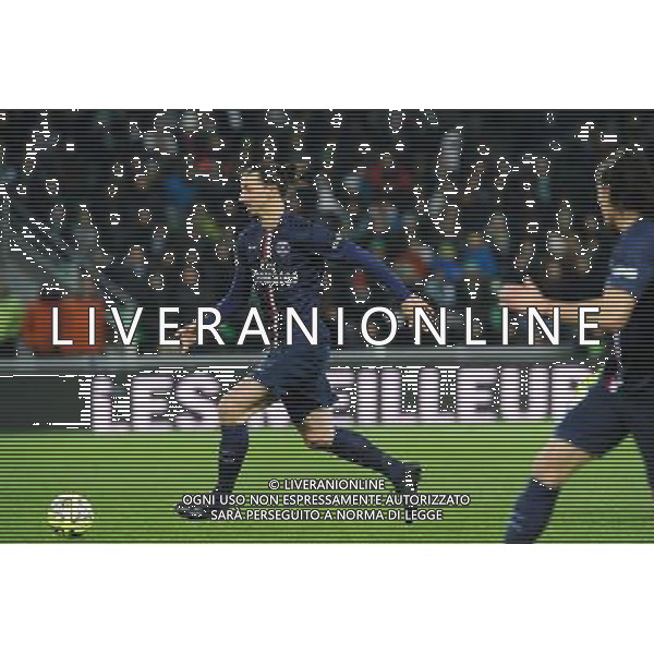 Zlatan IBRAHIMOVIC - 25.01.2015 - Saint Etienne / PSG - 22eme journee de Ligue1 Photo : Jean Paul Thomas / Icon Sport /Agenzia Aldo Liverani sas - ITALY ONLY - EDITORIAL USE ONLY