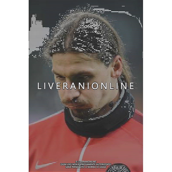 Zlatan IBRAHIMOVIC - 25.01.2015 - Saint Etienne / PSG - 22eme journee de Ligue1 Photo : Jean Paul Thomas / Icon Sport /Agenzia Aldo Liverani sas - ITALY ONLY - EDITORIAL USE ONLY