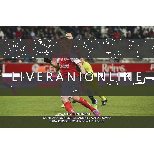 Anthony WEBER - 25.01.2015 - Reims / Lens - 22eme journee de Ligue1 Photo : Dave Winter / Icon Sport *** Local Caption *** /Agenzia Aldo Liverani sas - ITALY ONLY - EDITORIAL USE ONLY *** Local Caption *** /Agenzia Aldo Liverani sas - ITALY ONLY - EDITORIAL USE ONLY