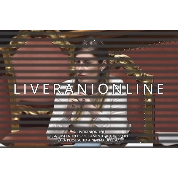 Roma - 27/01/2015 - Palazzo Madama - Discussione del disegno di legge: Disposizioni in materia di elezione della Camera dei deputati - nella foto: Maria Elena Boschi / Ph. Fabrizio Corradetti - Ag. Aldo Liverani Sas