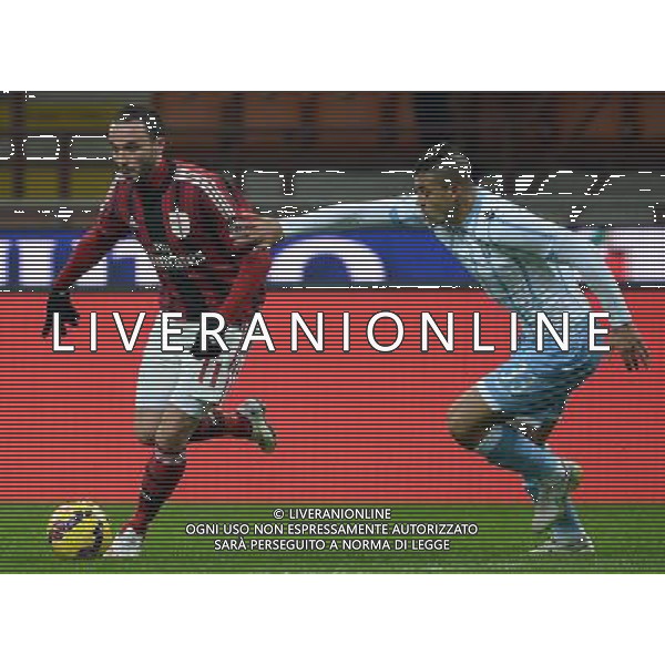 Coppa Italia TIM Cup 2014/2015 Quarti di Finale Milano - 27.01.2015 Milan-Lazio Nella Foto: giampaolo pazzini e mauricio /Ph.Vitez-Ag. Aldo Liverani