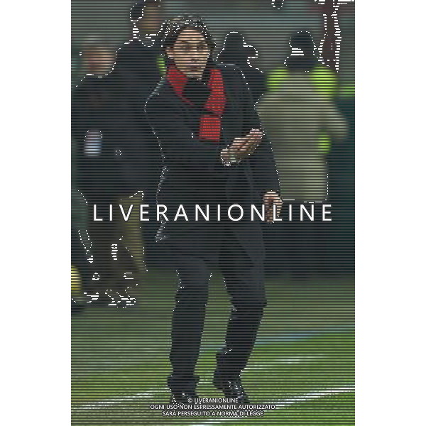 Coppa Italia TIM Cup 2014/2015 Quarti di Finale Milano - 27.01.2015 Milan-Lazio Nella Foto: filippo inzaghi /Ph.Vitez-Ag. Aldo Liverani