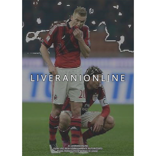 Coppa Italia TIM Cup 2014/2015 Quarti di Finale Milano - 27.01.2015 Milan-Lazio Nella Foto: ignazio abate e riccardo montolivo /Ph.Vitez-Ag. Aldo Liverani