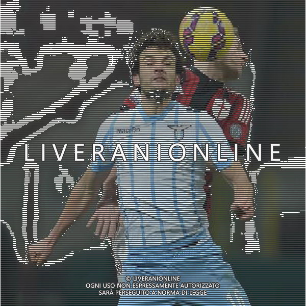 Coppa Italia TIM Cup 2014/2015 Quarti di Finale Milano - 27.01.2015 Milan-Lazio Nella Foto: parolo e ignazio abate /Ph.Vitez-Ag. Aldo Liverani