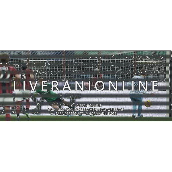 Coppa Italia TIM Cup 2014/2015 Quarti di Finale Milano - 27.01.2015 Milan-Lazio Nella Foto: il gol su rigore di biglia /Ph.Vitez-Ag. Aldo Liverani