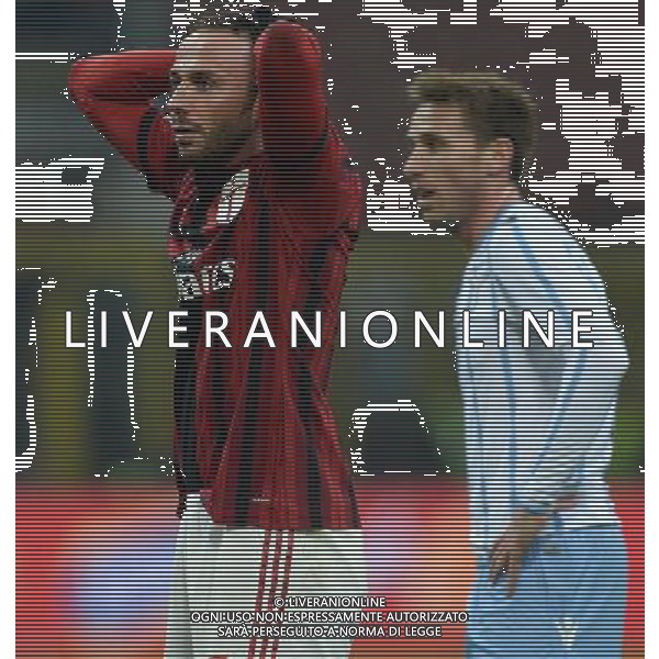 Coppa Italia TIM Cup 2014/2015 Quarti di Finale Milano - 27.01.2015 Milan-Lazio Nella Foto: delusione di giampaolo pazzini /Ph.Vitez-Ag. Aldo Liverani