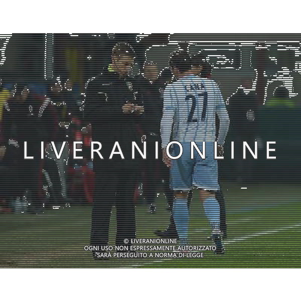 Coppa Italia TIM Cup 2014/2015 Quarti di Finale Milano - 27.01.2015 Milan-Lazio Nella Foto: cana lascia il campo dopo l\'espulsione /Ph.Vitez-Ag. Aldo Liverani