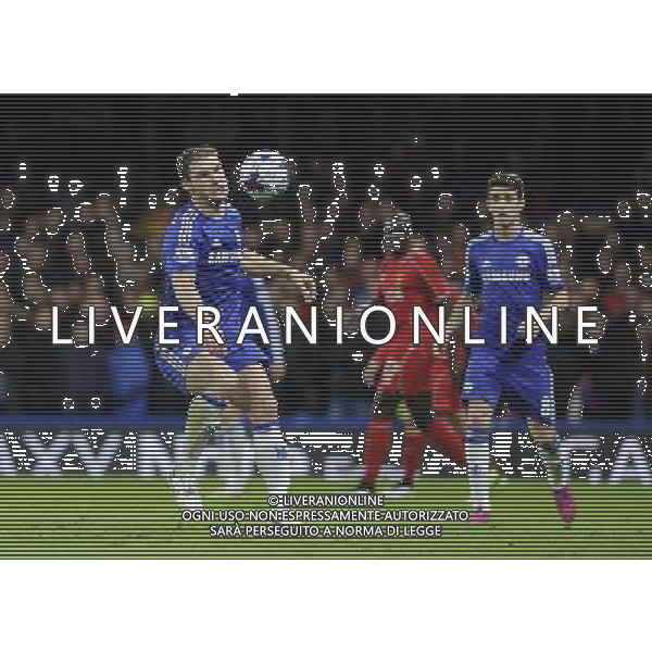 Chelsea\'s Branislav Ivanovic in action during todays match Photographer Ashley Western /CameraSport Football - Capital One Cup Semi Final Second Leg - Chelsea v Liverpool - Tuesday 27th January 2015 - Stamford Bridge - London © CameraSport - 43 Linden Ave. Countesthorpe. Leicester. England. LE8 5PG - Tel: +44 (0) 116 277 4147 - admin@camerasport.com - www.camerasport.com AG ALDO LIVERANI SAS ONLY ITALY