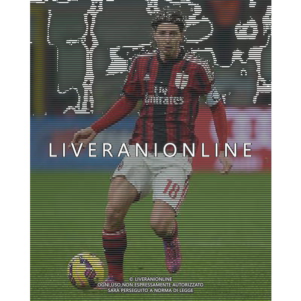 Coppa Italia TIM Cup 2014/2015 Quarti di Finale Milano - 27.01.2015 Milan-Lazio Nella Foto:Montolivo Riccardo /Ph.Vitez-Ag. Aldo Liverani