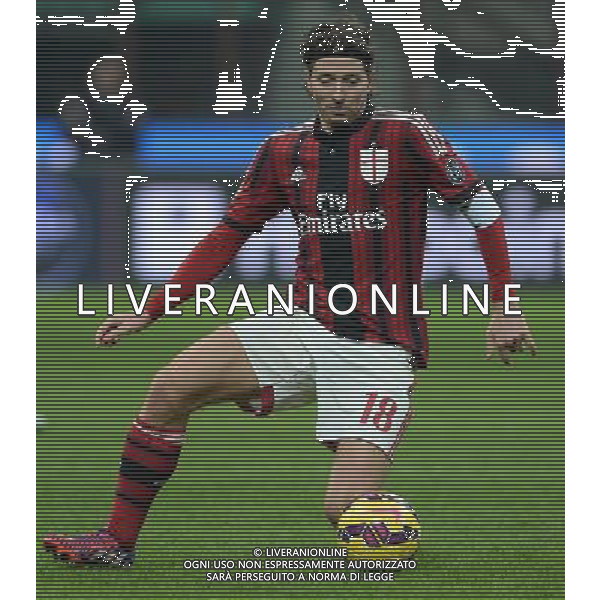 Coppa Italia TIM Cup 2014/2015 Quarti di Finale Milano - 27.01.2015 Milan-Lazio Nella Foto:Montolivo Riccardo /Ph.Vitez-Ag. Aldo Liverani