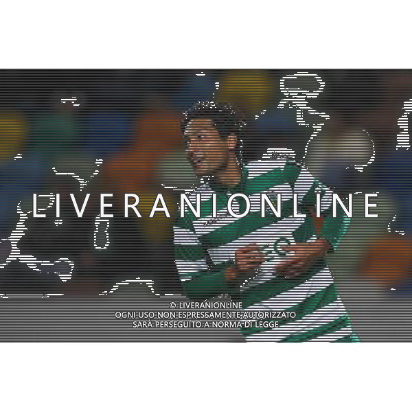 Joie Junya Tanaka - 28.01.2015 - Sporting / Vitoria Setubal -Coupe de la ligue- Portugal- Photo : Carlos Rodrigues / Icon Sport AG ALDO LIVERANI SAS ONLY ITALY