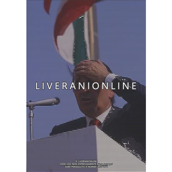 RETROSPETTIVA FRANCO NICOLAZZI POLITICO NELLA FOTO FRANCO NICOLAZZI AG ALDO LIVERANI SAS