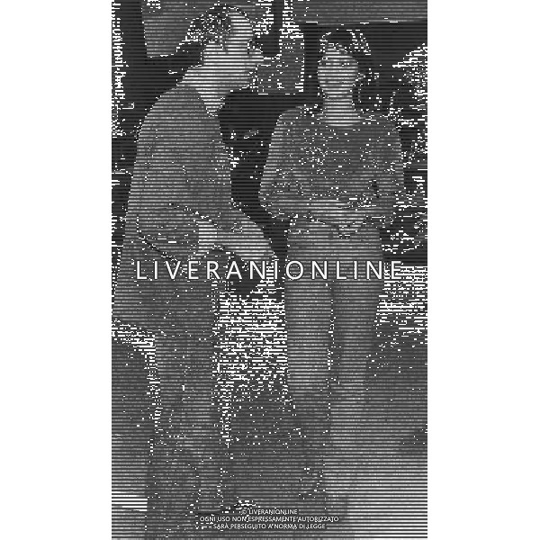 RETROSPETTIVA ALESSANDRA MUSSOLINI NELLA FOTO ALESSANDRA MUSSOLINI CON PIPPO FRANCO AG ALDO LIVERANI SAS