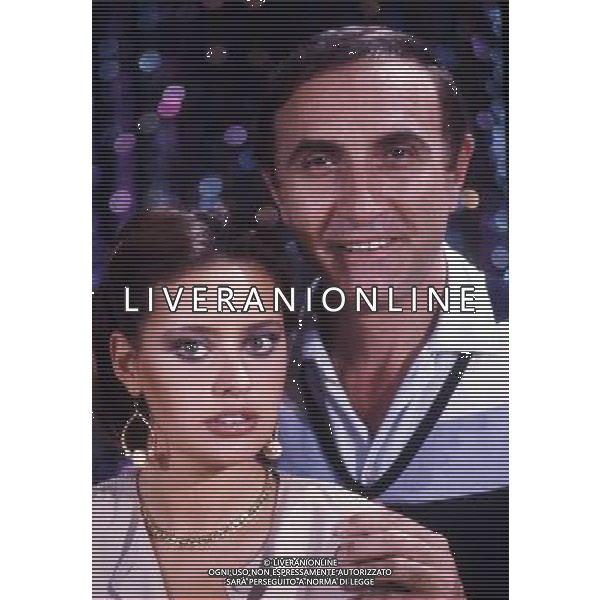 RETROSPETTIVA ALESSANDRA MUSSOLINI NELLA FOTO ALESSANDRA MUSSOLINI CON PIPPO BAUDO AG ALDO LIVERANI SAS