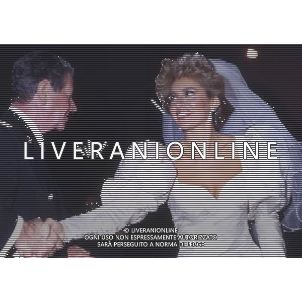 RETROSPETTIVA ALESSANDRA MUSSOLINI NELLA FOTO ALESSANDRA MUSSOLINI IL GIORNO DEL SUO MATRIMONIO CON MAURO FLORIANI AG ALDO LIVERANI SAS