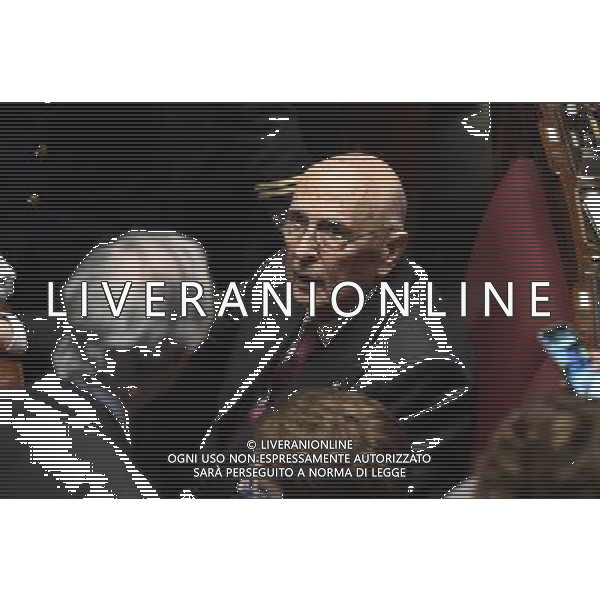 Roma - 29/01/2015 - Camera dei Deputati - Seduta comune per Elezione Presidente della Repubblica - nella foto: Giorgio Napolitano /Ph. Fabrizio Corradetti - Ag. Aldo Liverani Sas