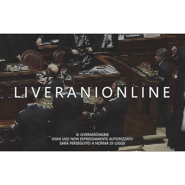 Roma - 29/01/2015 - Camera dei Deputati - Seduta comune per Elezione Presidente della Repubblica - nella foto: Le urne vengo portate presso il tavolo della presidenza per lo spoglio /Ph. Fabrizio Corradetti - Ag. Aldo Liverani Sas