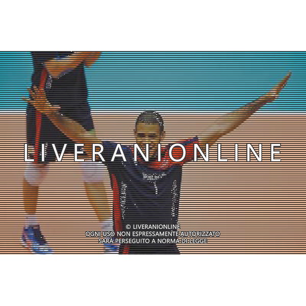 Joie Javier GONZALEZ - 29.01.2015 - Lyon / Ajaccio - 18e journee Ligue A Photo : Jean Paul Thomas / Icon Sport AG ALDO LIVERANI SAS ONLY ITALY