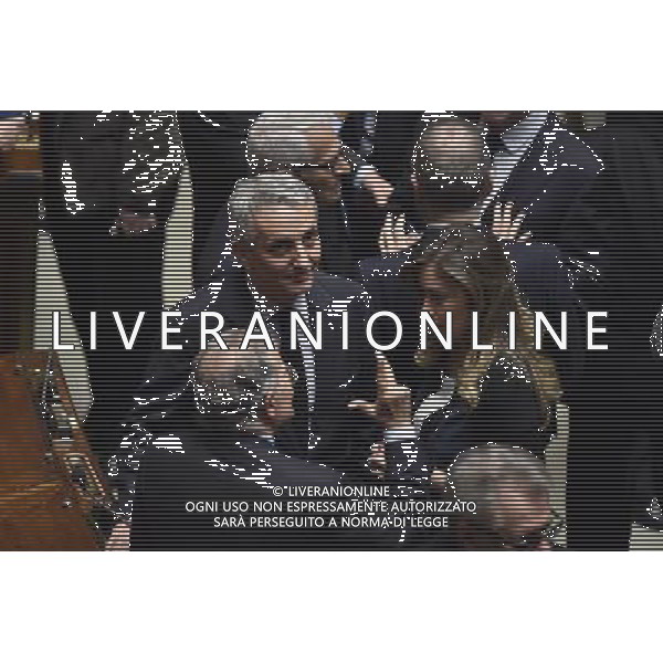 Camera dei Deputati - Seduta comune per Elezione Presidente della Repubblica - Quarta votazione Roma 31 gennaio 2015 nella foto Gaetano quagliariello, maria elena boschi e fabrizio cicchitto ©Corradetti/AGENZIA ALDO LIVERANI SAS