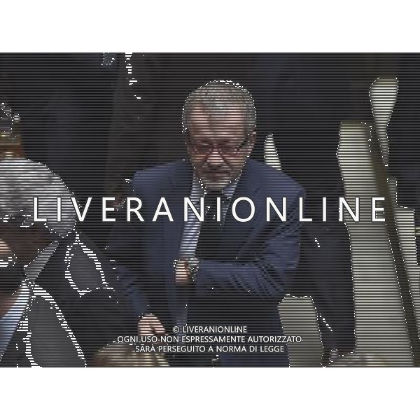 Camera dei Deputati - Seduta comune per Elezione Presidente della Repubblica - Quarta votazione Roma 31 gennaio 2015 nella foto Roberto Maroni ©Corradetti/AGENZIA ALDO LIVERANI SAS