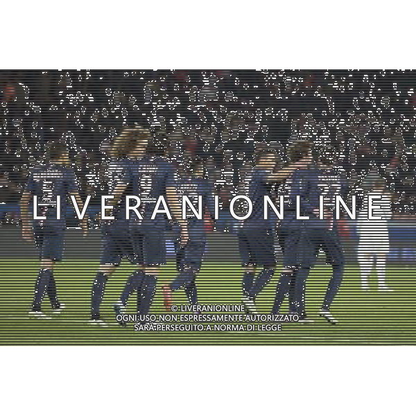 Ezequiel LAVEZZI / Adrien RABIOT - 30.01.2015 - PSG / Rennes - 23eme journee de Ligue 1 Photo : Andre Ferreira / Icon Sport AG ALDO LIVERANI SAS ONLY ITALY