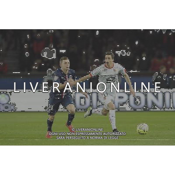LUCAS DIGNE / Vincent PAJOT - 30.01.2015 - PSG / Rennes - 23eme journee de Ligue 1 Photo : Andre Ferreira / Icon Sport AG ALDO LIVERANI SAS ONLY ITALY