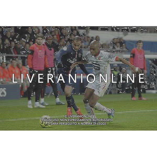 LUCAS MOURA / Gelson FERNANDES - 30.01.2015 - PSG / Rennes - 23eme journee de Ligue 1 Photo : Andre Ferreira / Icon Sport AG ALDO LIVERANI SAS ONLY ITALY