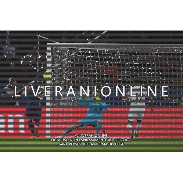 But Ezequiel LAVEZZI - 30.01.2015 - PSG / Rennes - 23eme journee de Ligue 1 Photo : WinterPress / Icon Sport AG ALDO LIVERANI SAS ONLY ITALY